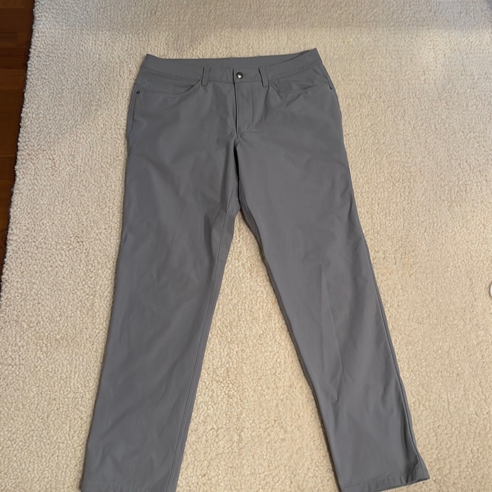 Lululemon Gray ABC pants (32 waist/33 length)